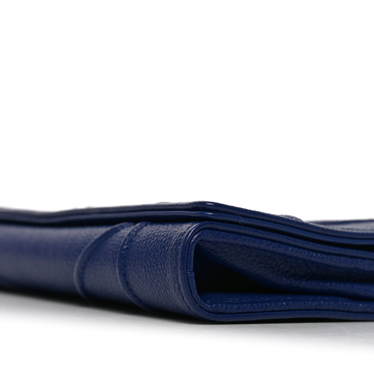 Christian Dior Grained Calfskin Diorama Croisiere Chain Wallet Blue 10 of 10