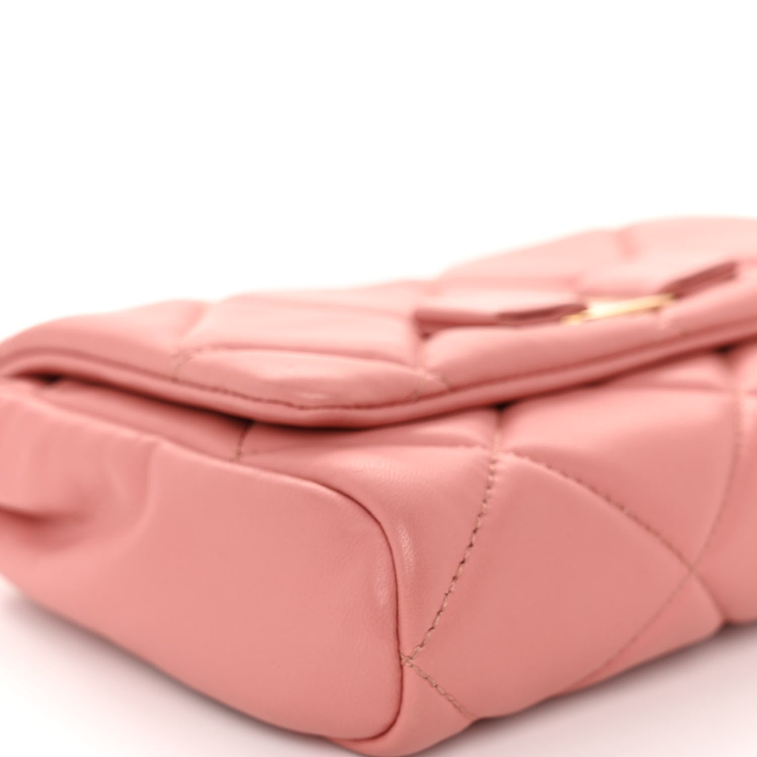 Salvatore Ferragamo Nappa Quilted Ginny Crossbody Pink 8 of 9