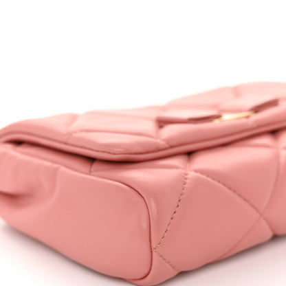 Salvatore Ferragamo Nappa Quilted Ginny Crossbody Pink 8 of 9