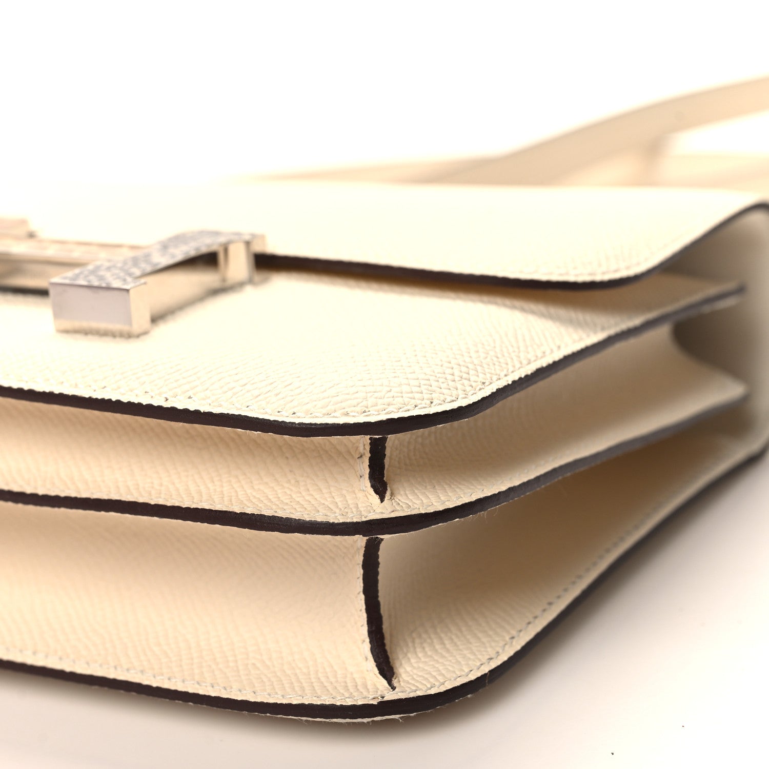 Hermes Epsom Shiny Alligator Lizard Constance 18 Nata 12 of 13