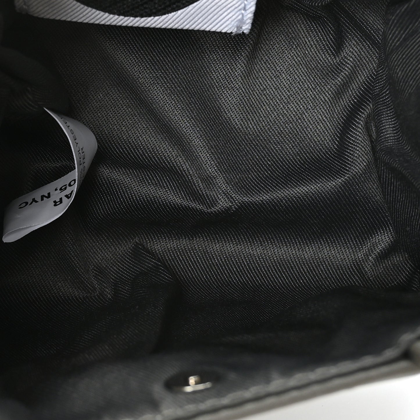 Vegan Leather Small Shopping Bag Grey