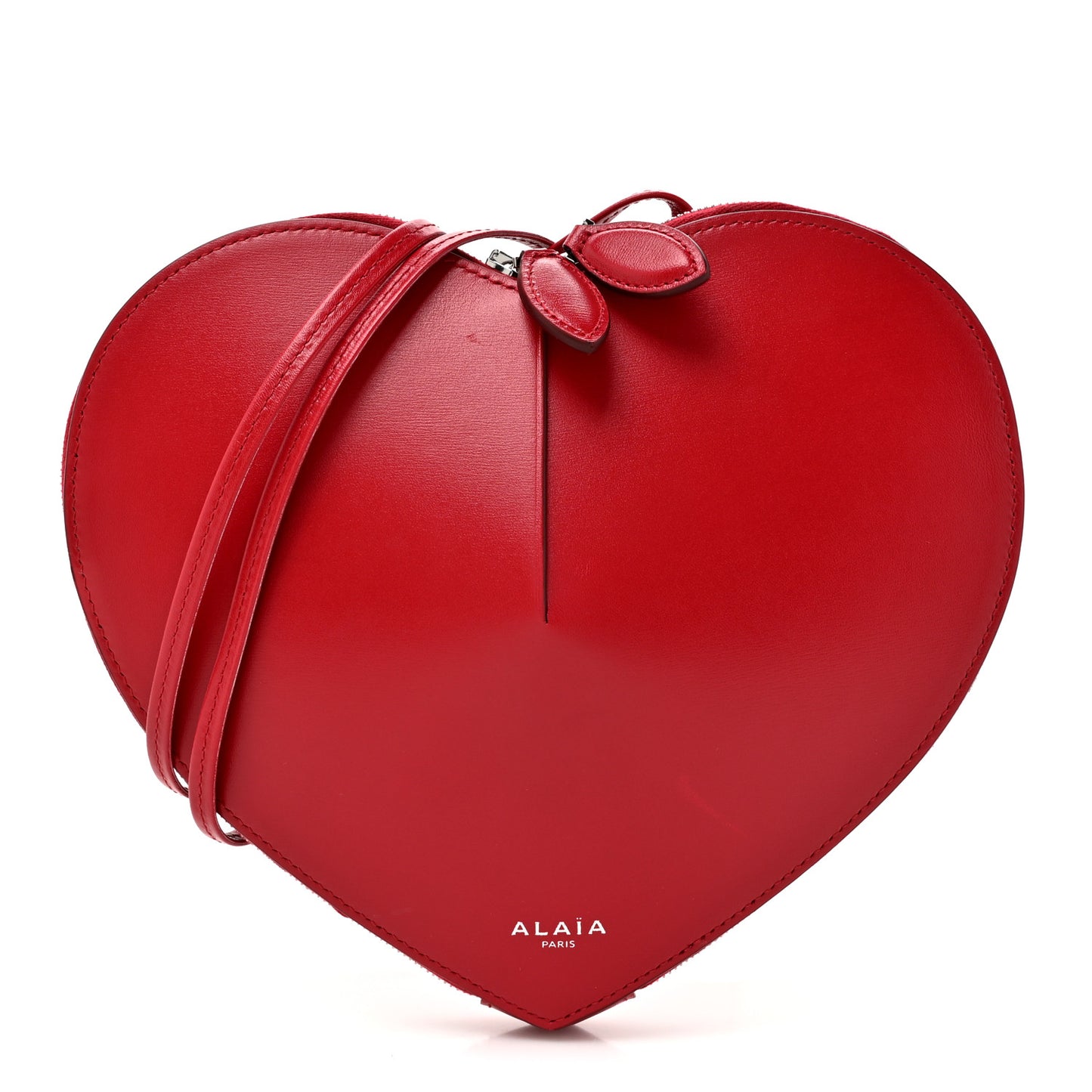 Lux Calfskin Le Coeur Bag Lacquer Red