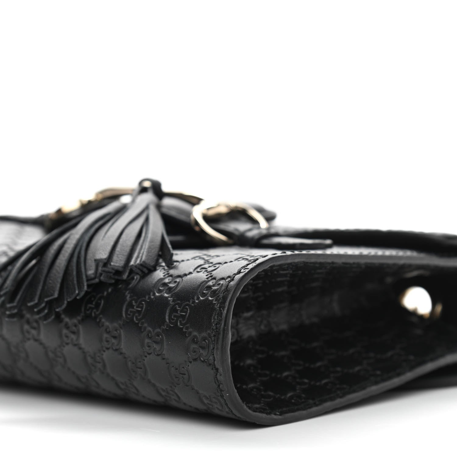 Gucci Microguccissima Mini Emily Shoulder Bag Black 10 of 12