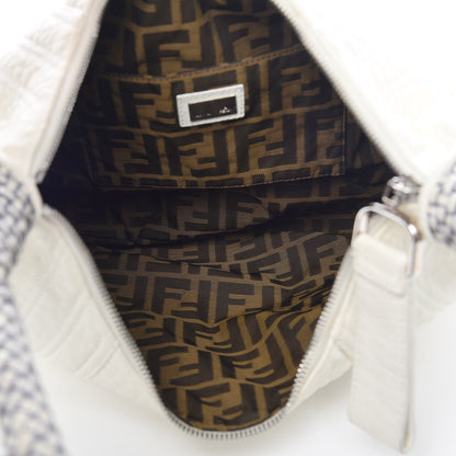 Fendi Nappa Nuvolata Spy Hobo White 5 of 12