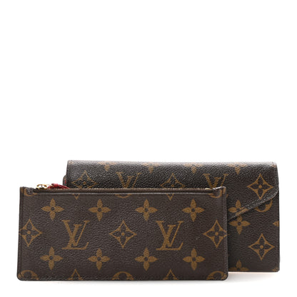 Louis Vuitton Monogram Josephine Wallet Red 3 of 7