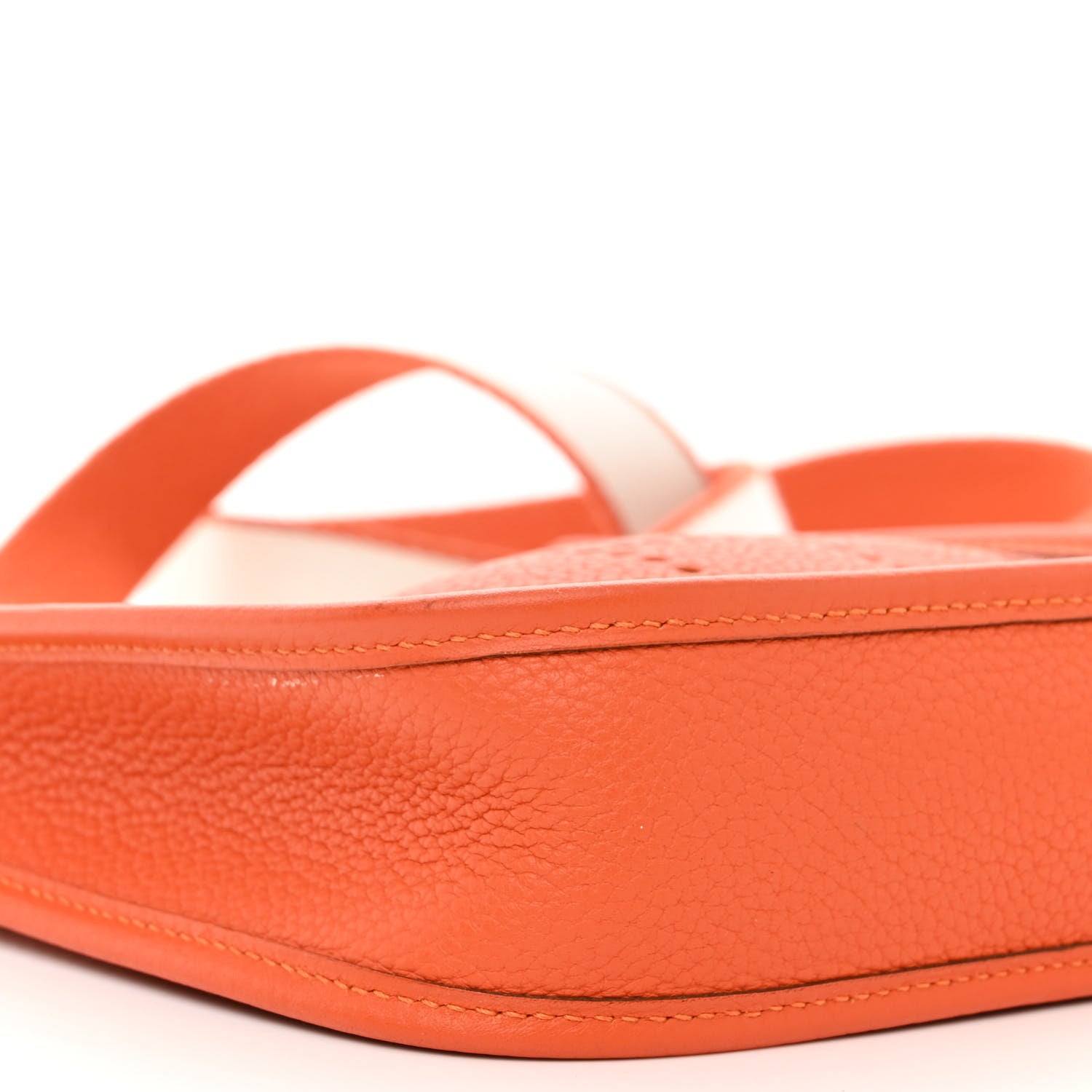 Hermes Taurillon Clemence Amazone Evelyne TPM Orange Craie 10 of 12
