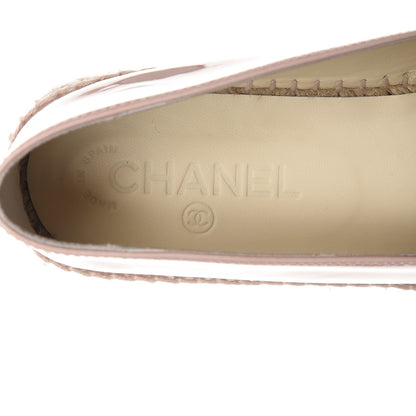 Chanel Patent CC Espadrilles 39 Pink 6 of 10