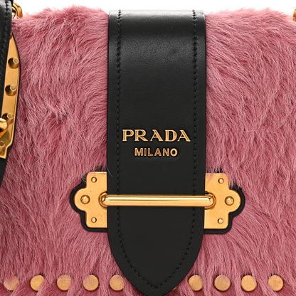 Prada Calf Hair Cahier Shoulder Bag Loto Black 7 of 10