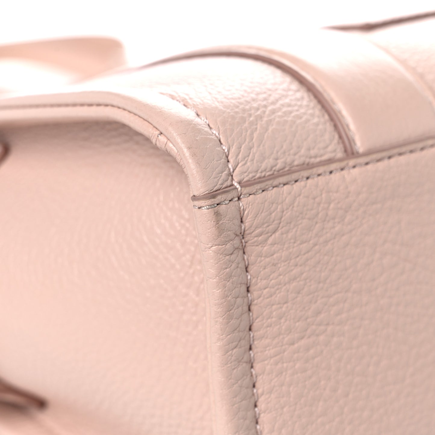 Grained Calfskin Small The Tote Bag Rose Dust