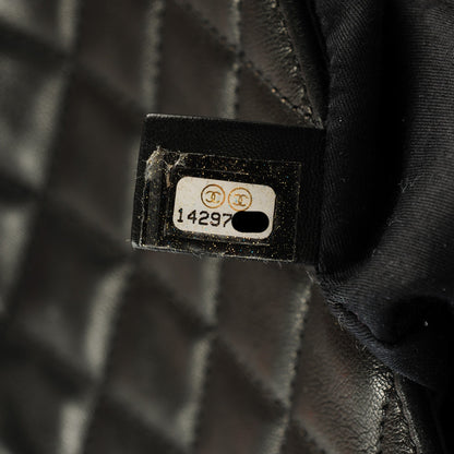 Chanel Lambskin Quilted Medium Cruise Charm Single Flap Black 8 of 8
