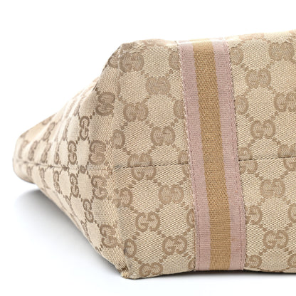 Gucci Monogram Medium Jolicoeur Tote Metallic 5 of 10