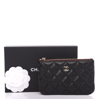 Chanel Caviar Quilted Small Cosmetic Case Black 7 of 7
