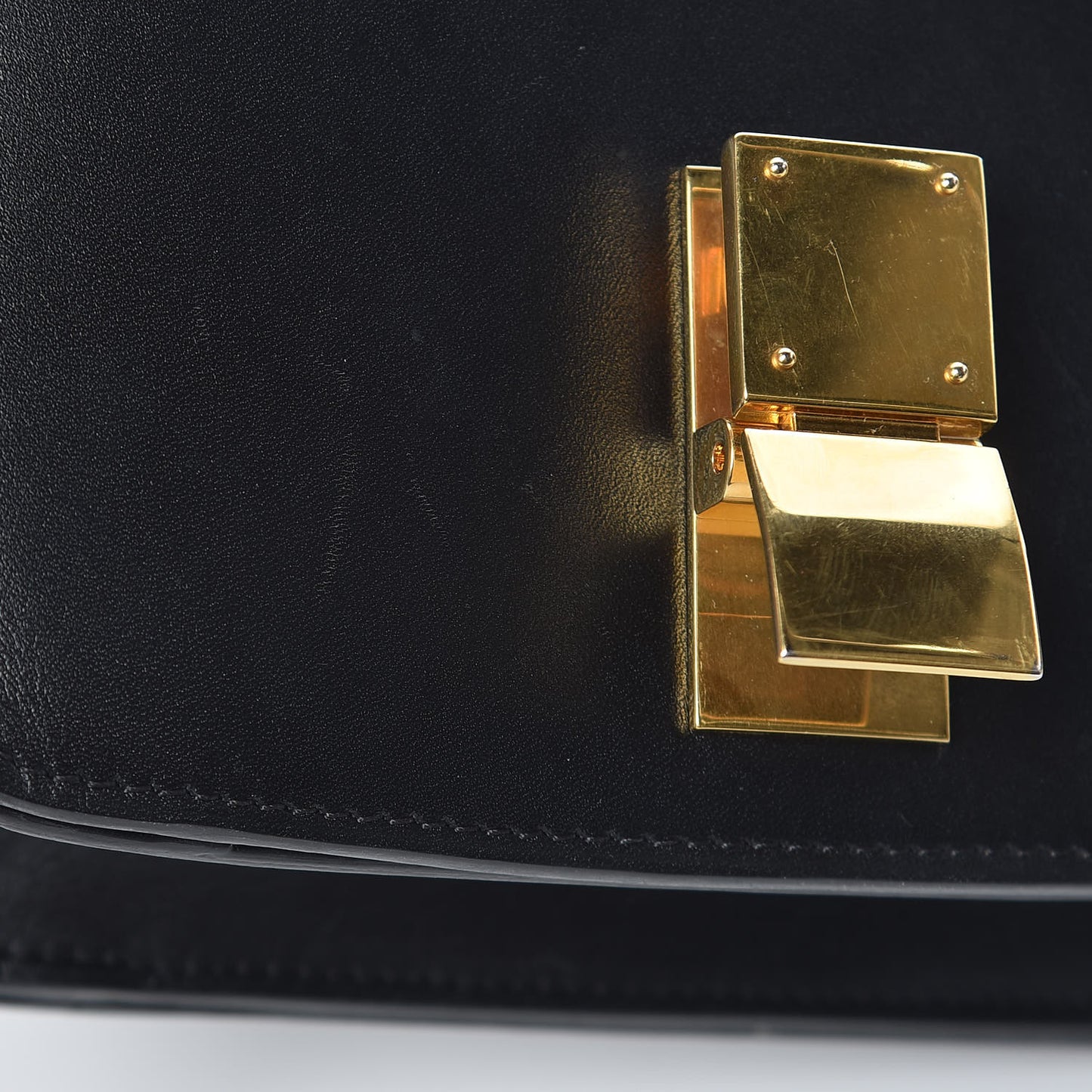 Box Calfskin Small Classic Box Flap Bag Black