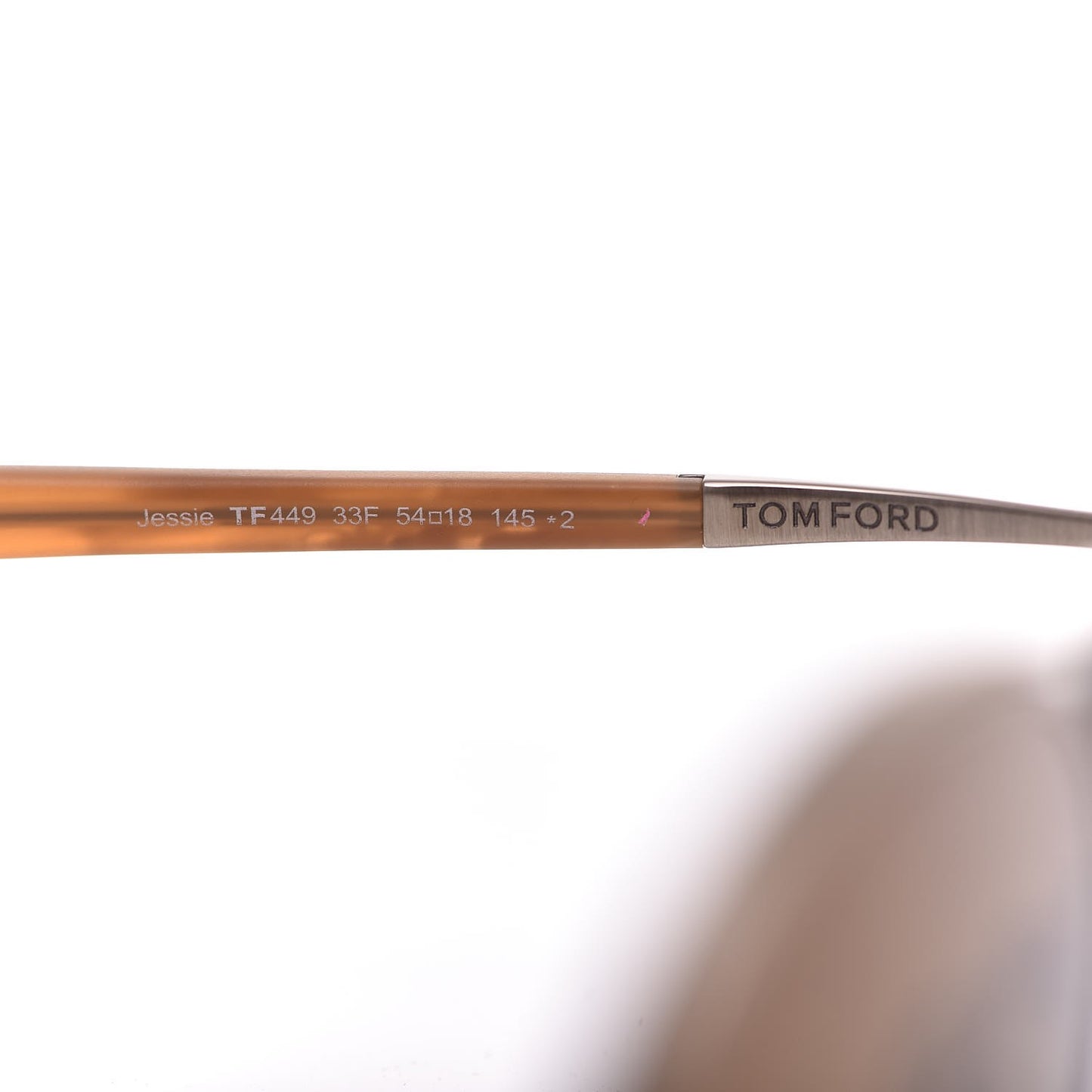 Jessie Aviator Sunglasses TF449 Gold Brown