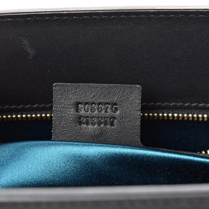 Gucci Suede Patent Web Small Ophidia Chain Shoulder Bag Hibiscus Red Black 6 of 14