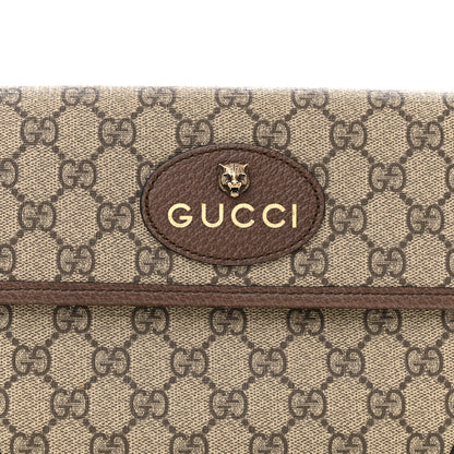 Gucci GG Supreme Monogram Neo Vintage Web Belt Bag Brown 15 of 23