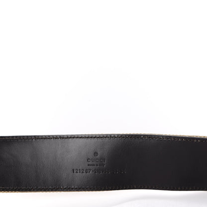 Gucci Monogram Buckle Belt 85 34 Red 3 of 6