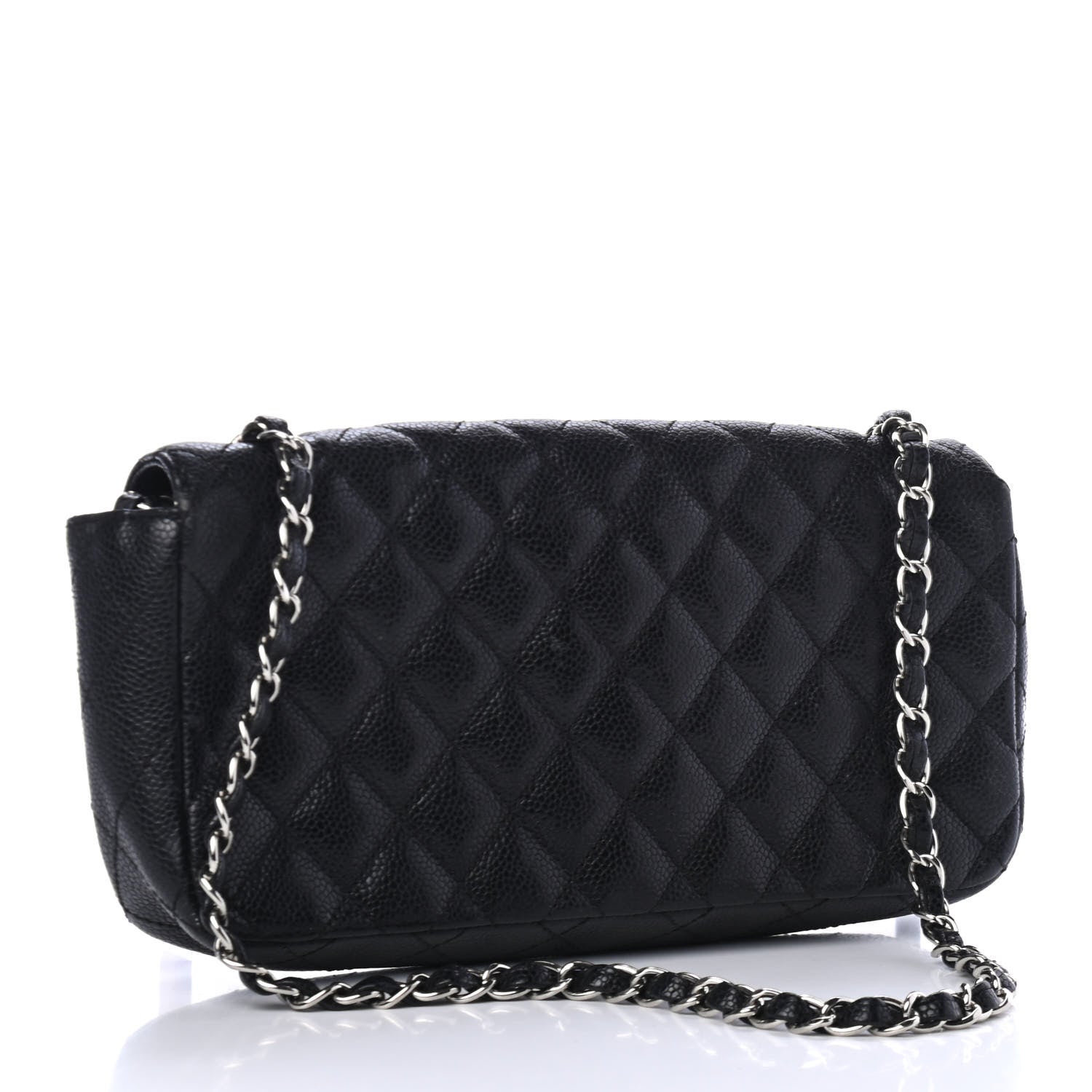 Chanel Caviar Quilted East West Flap Black 2 of 4