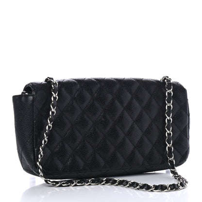 Chanel Caviar Quilted East West Flap Black 2 of 4