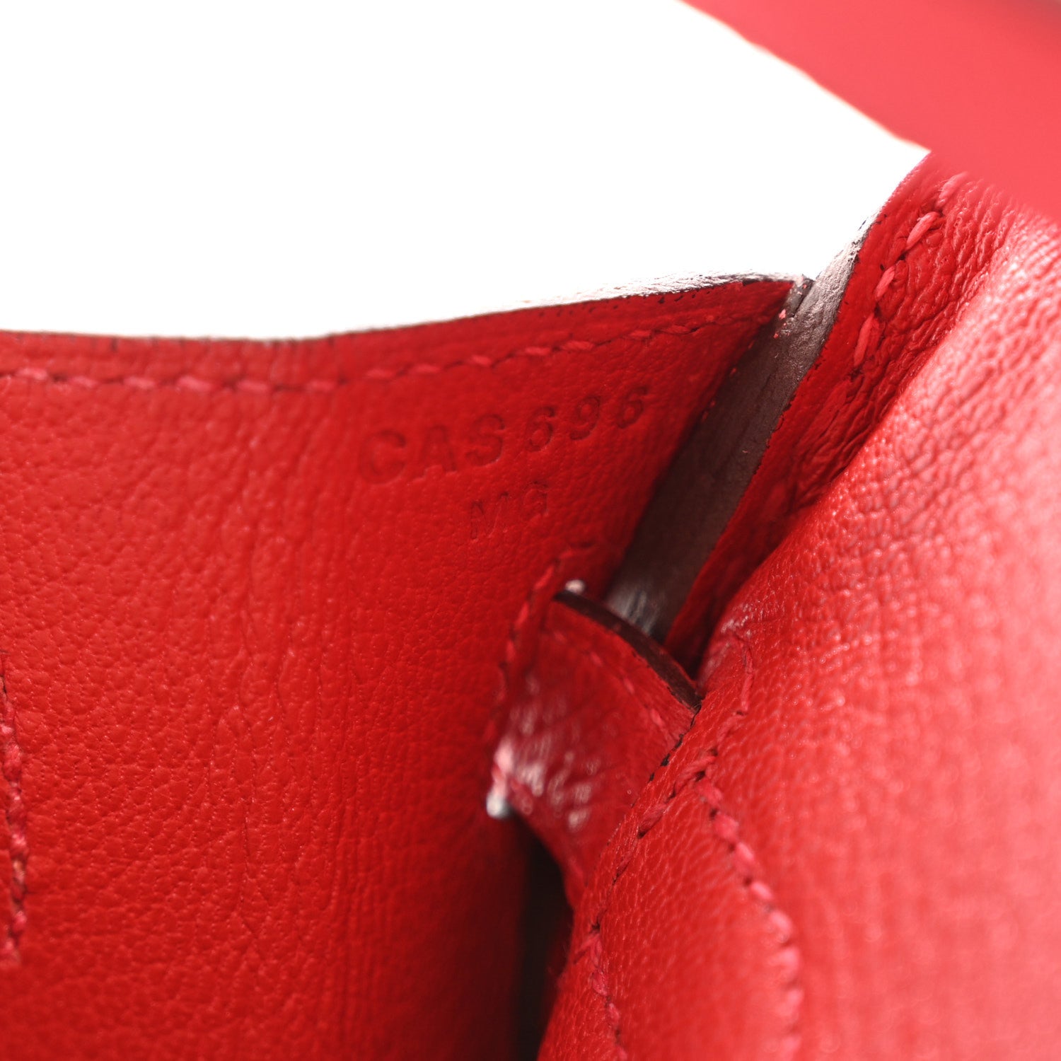 Hermes Epsom Horseshoe Birkin 25 Rose Azalee Rouge Casaque 7 of 11