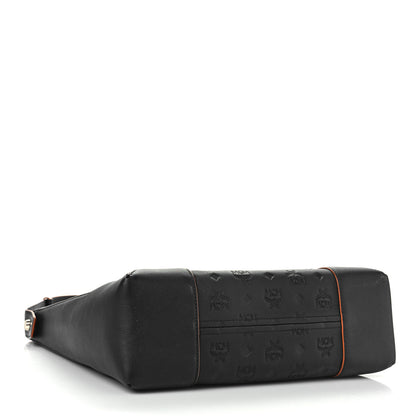 MCM Calfskin Ottomar Monogram Large Klara Hobo Black 4 of 8