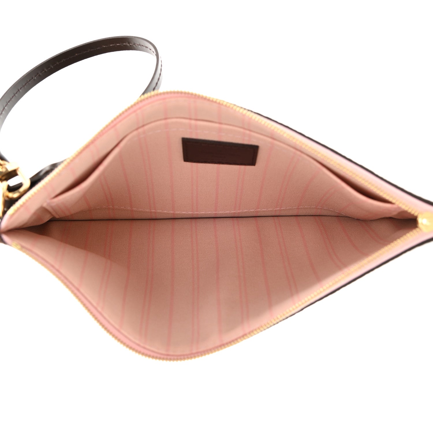 Louis Vuitton Damier Ebene Neverfull MM GM Pochette Rose Ballerine 4 of 6