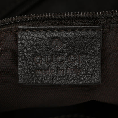Gucci Monogram Medium New Ladies Web Hobo Dark Brown 6 of 11