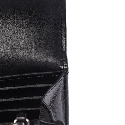 Chanel Caviar Quilted Large Boy Gusset Flap Wallet Black 13 of 16