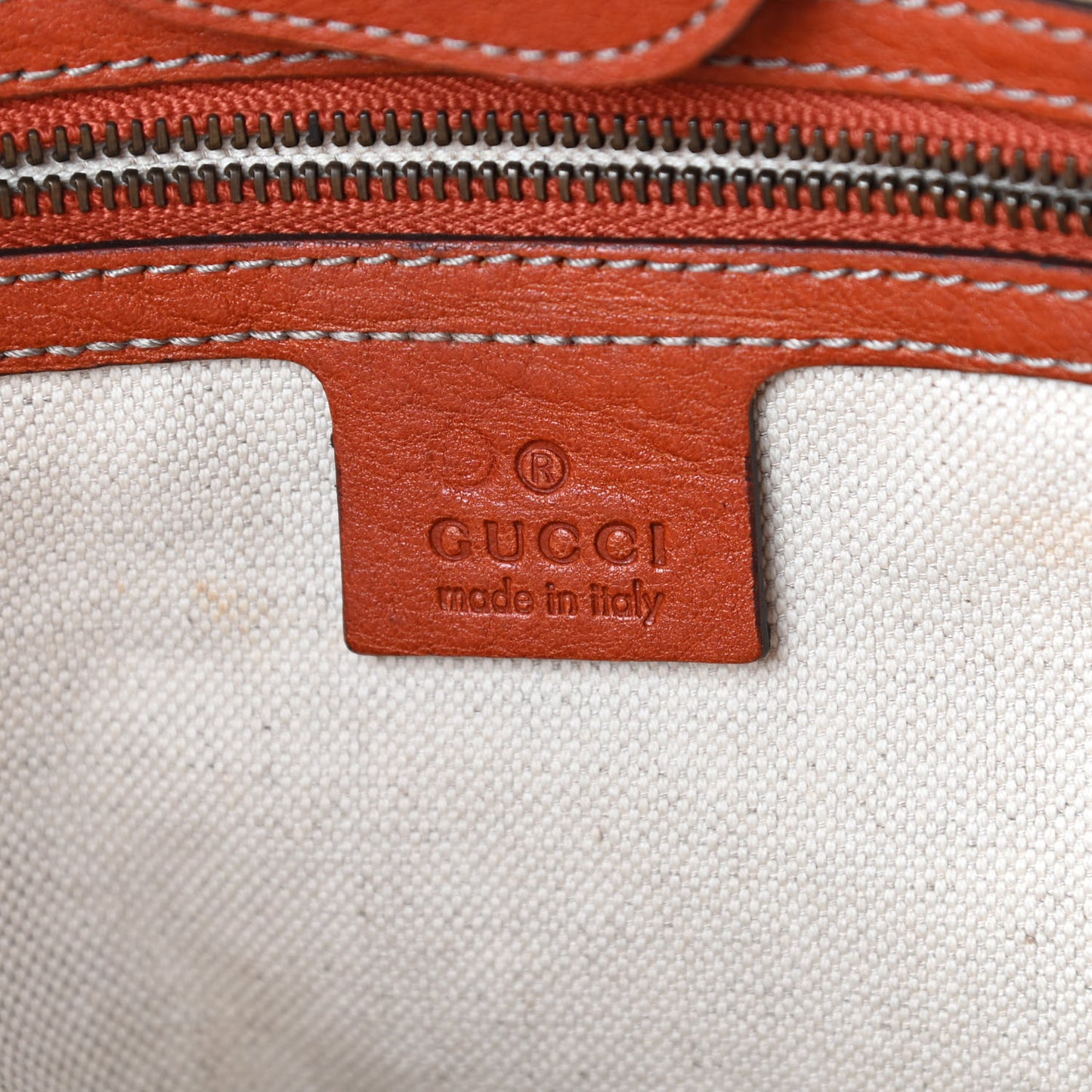 Monogram Medium GG Running Tote Orange
