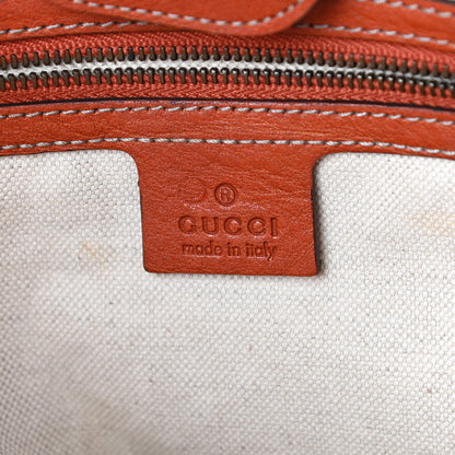 Gucci Monogram Medium GG Running Tote Orange 6 of 9