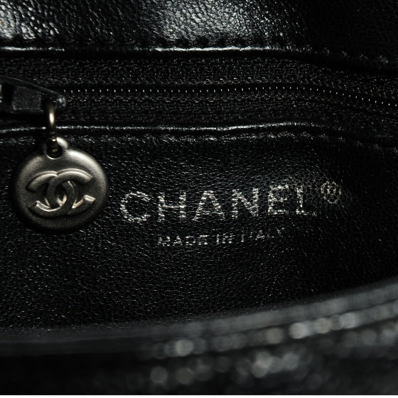 Caviar Medallion Tote Black