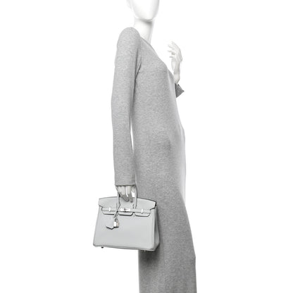Hermes Togo Birkin 25 Gris Platine 2 of 11