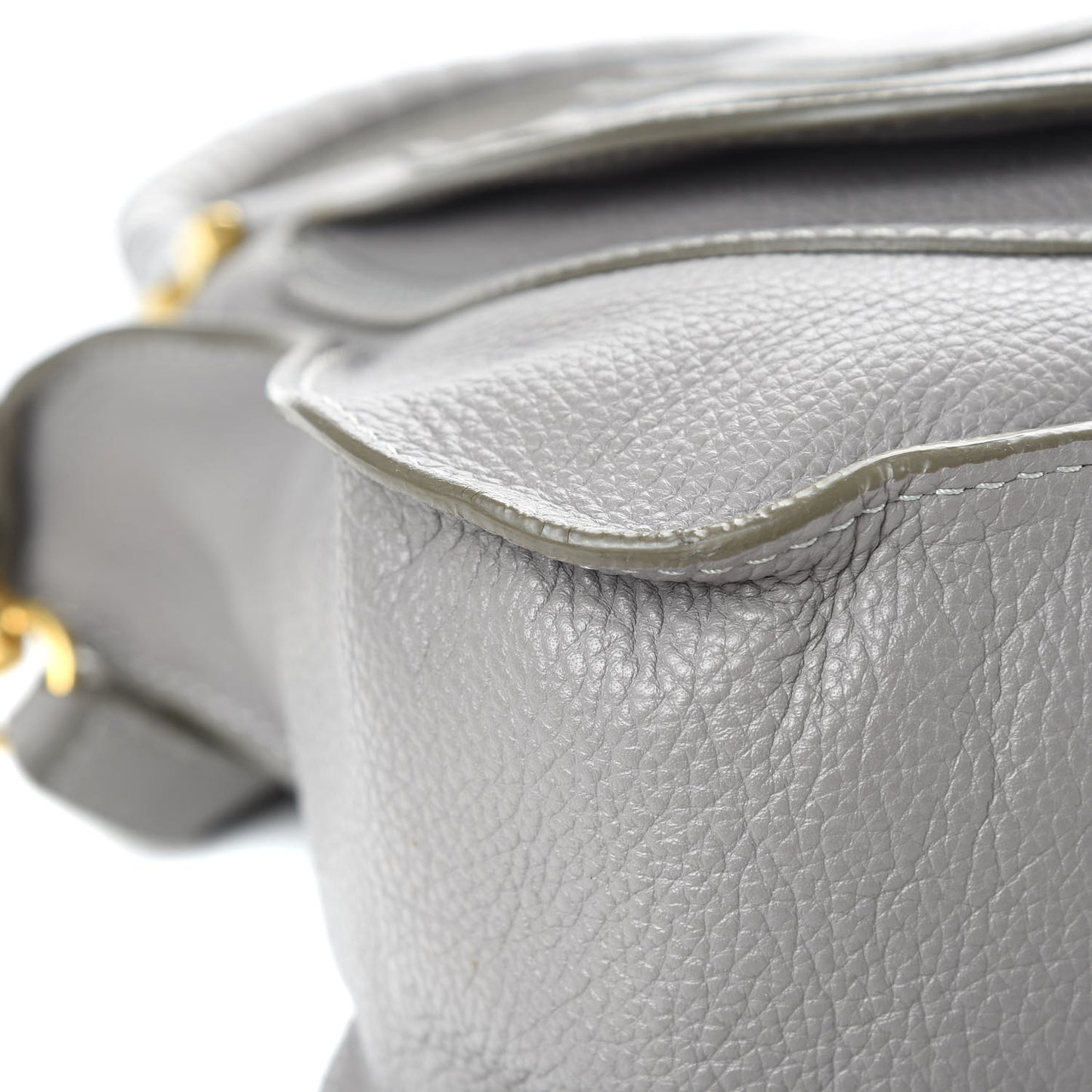 Calfskin Medium Marcie Satchel Cashmere Grey