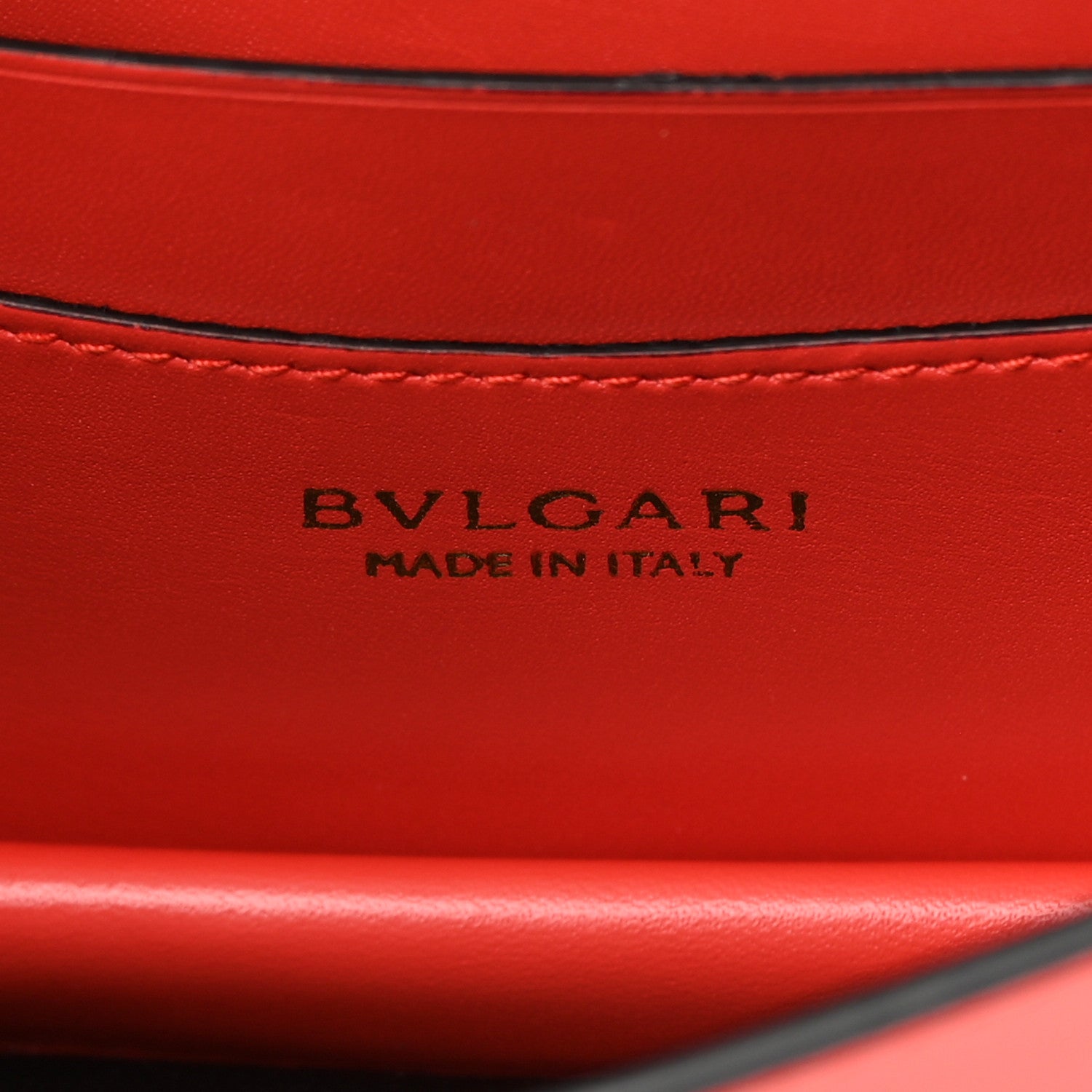 Bulgari Calfskin Serpenti Forever Mini Flap Clutch Red 6 of 17