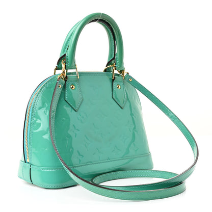Louis Vuitton Vernis Alma BB Blue Lagon 3 of 10