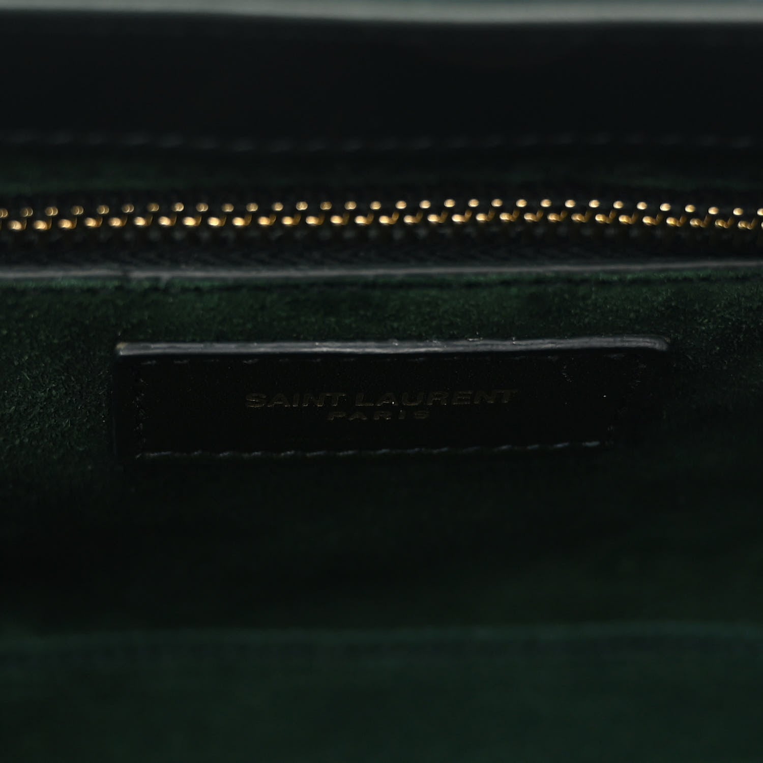 Saint Laurent Smooth Calfskin Le 5 A 7 Hobo Vert Fonce 6 of 9