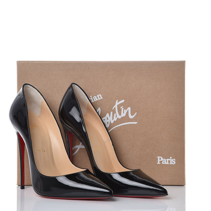 Christian Louboutin Patent So Kate 120 Pumps 38 Black 9 of 9