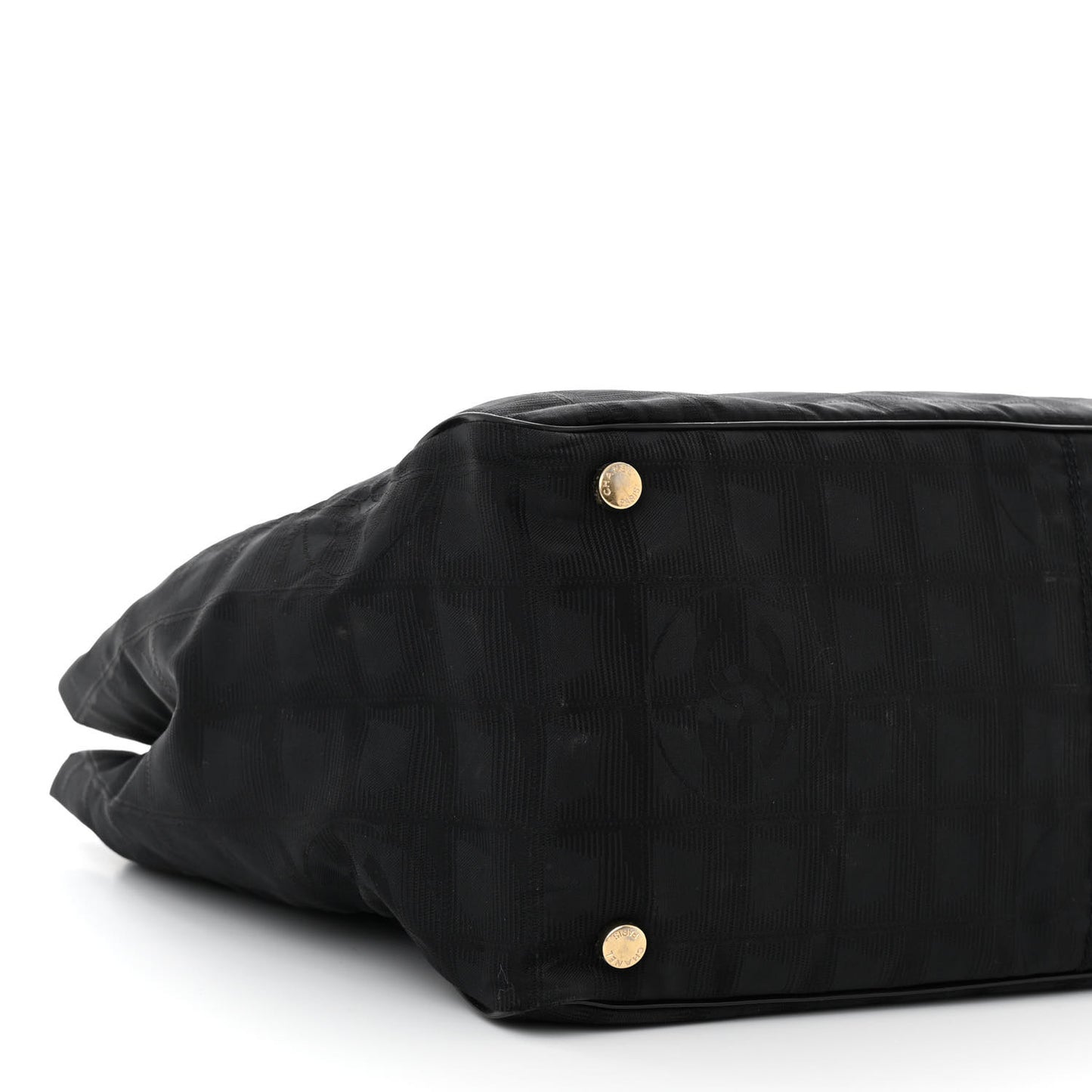 Nylon Medium Travel Tote Black