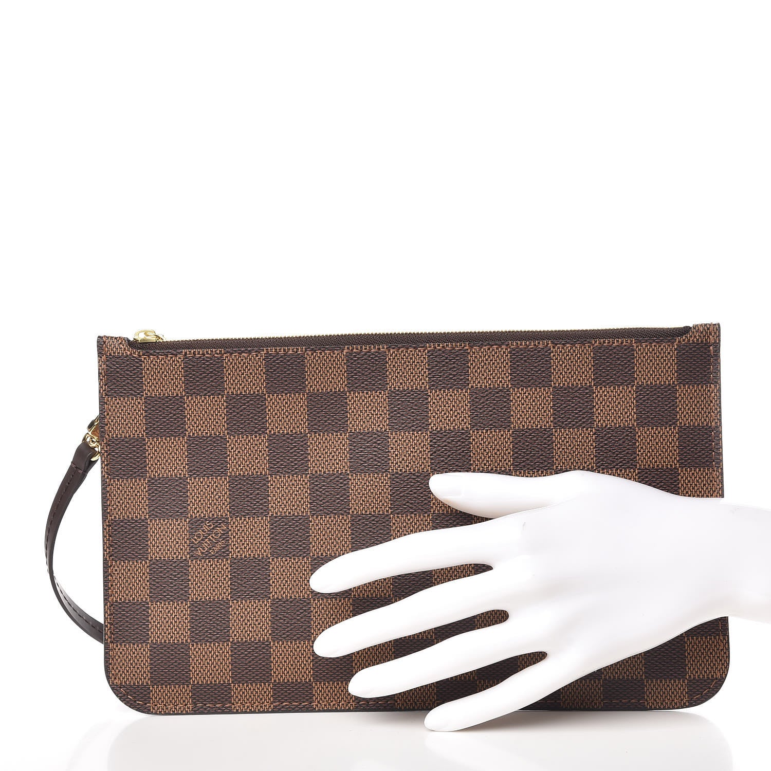 Louis Vuitton Damier Ebene Neverfull MM GM Pochette 2 of 8