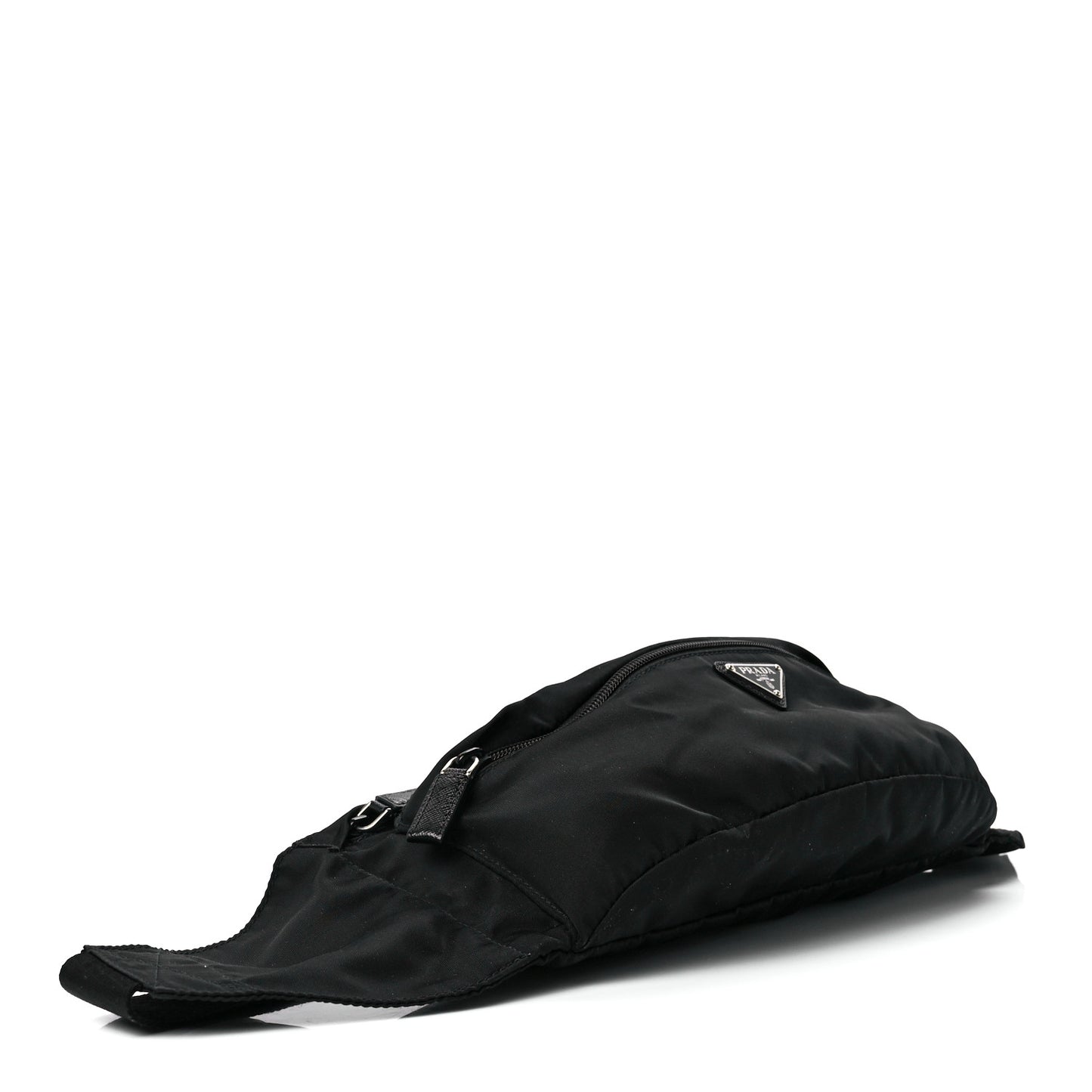 Tessuto Nylon Montagna Belt Bag Black