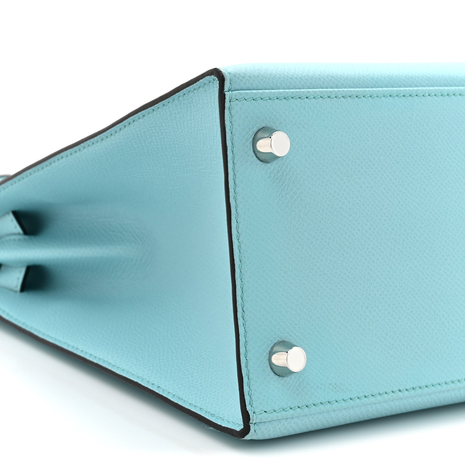 Hermes Epsom Kelly Sellier 28 Bleu Atoll 10 of 12