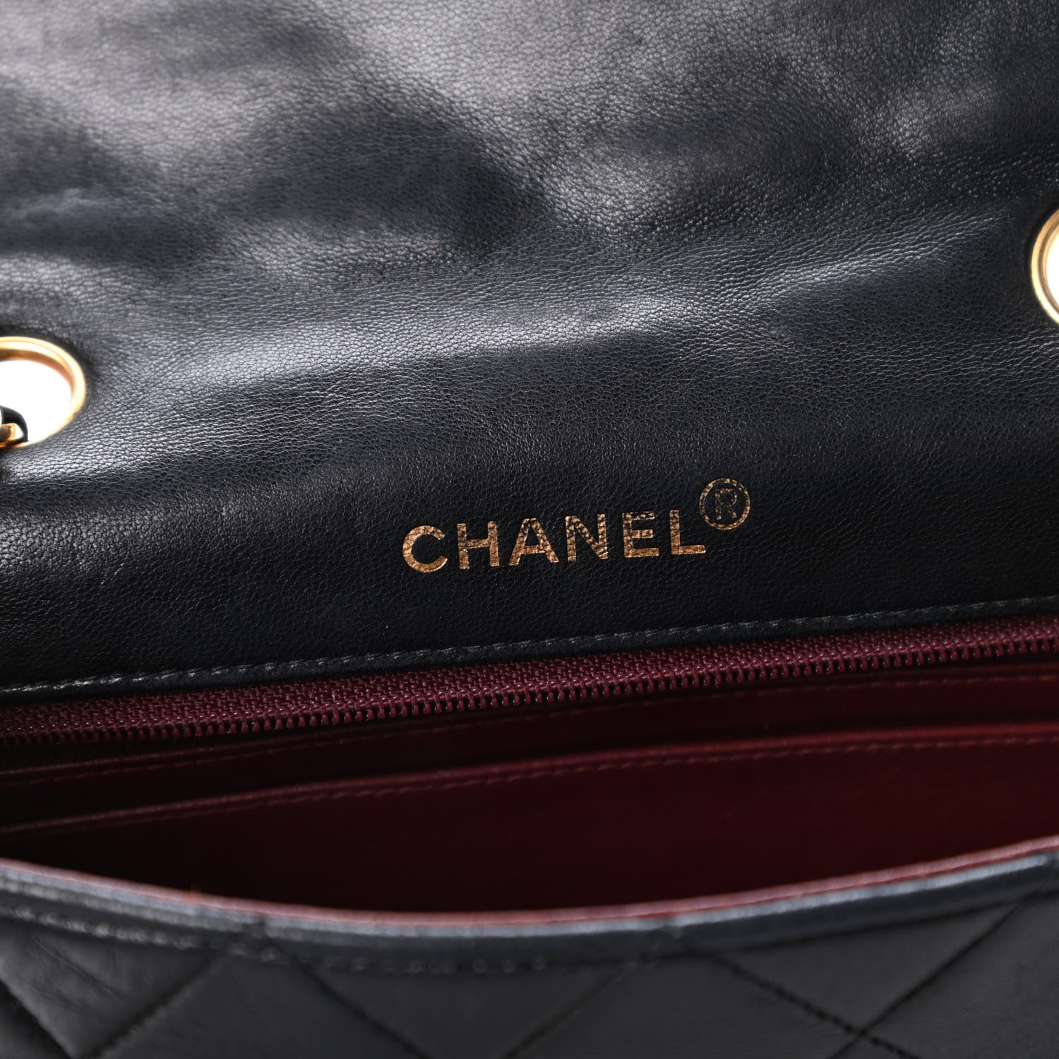 Chanel Lambskin Quilted Small Single Flap Bag Black 8 of 10