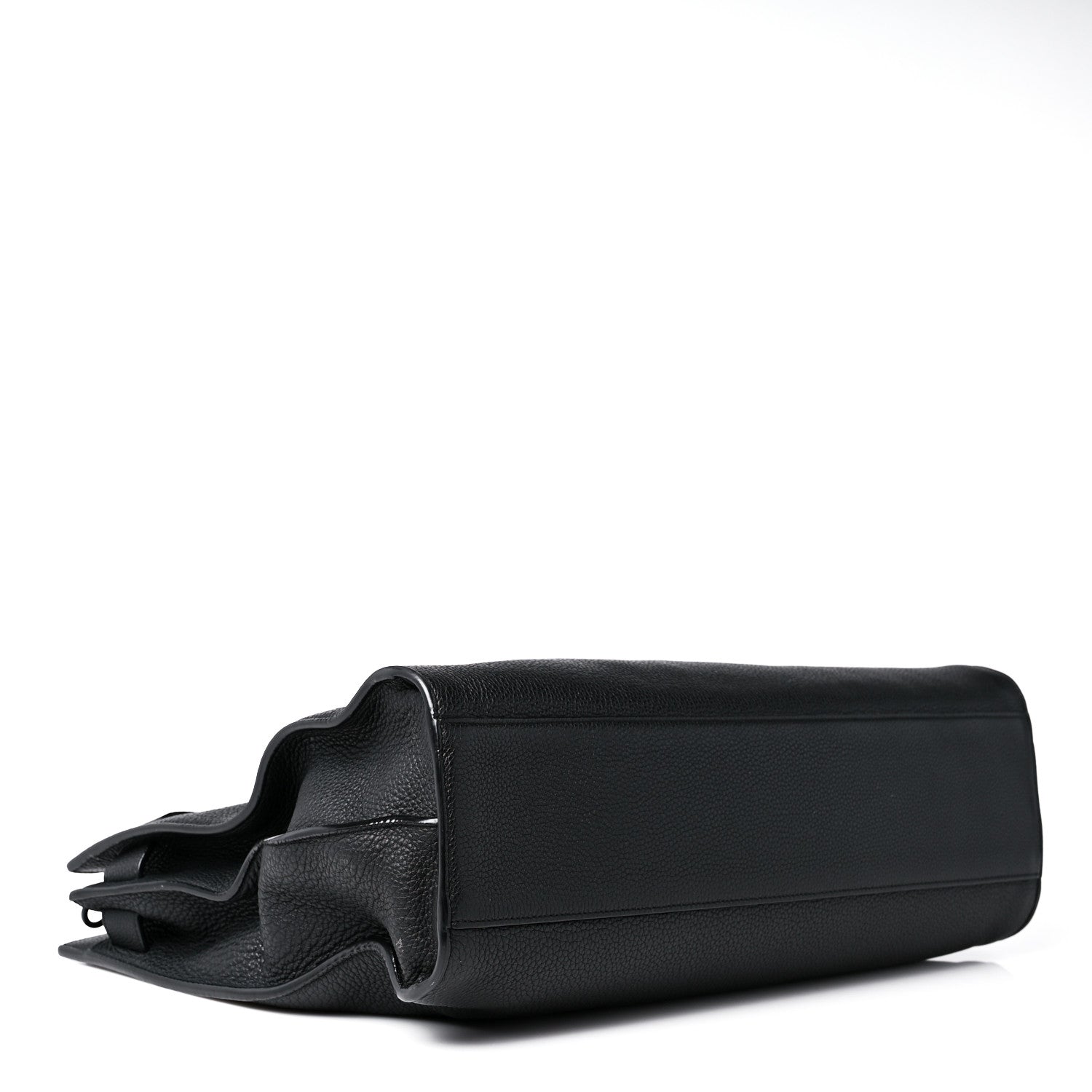 Saint Laurent Grained Calfskin Large Thin Sac De Jour Black 4 of 14