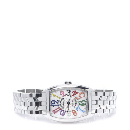 Franck Muller Stainless Steel 29mm Cintree Curvex Color Dreams Quartz Watch 7502QZCOLDRM 2 of 7