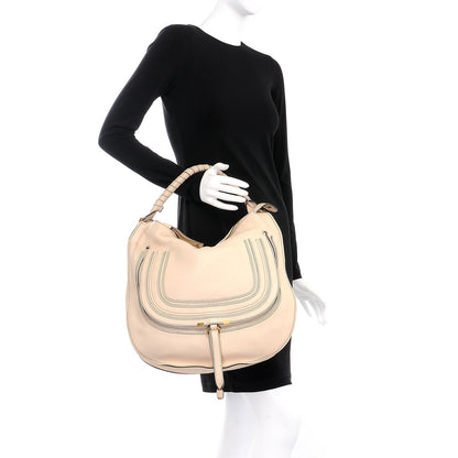 Chloe Calfskin Large Marcie Hobo Porcelain 2 of 9