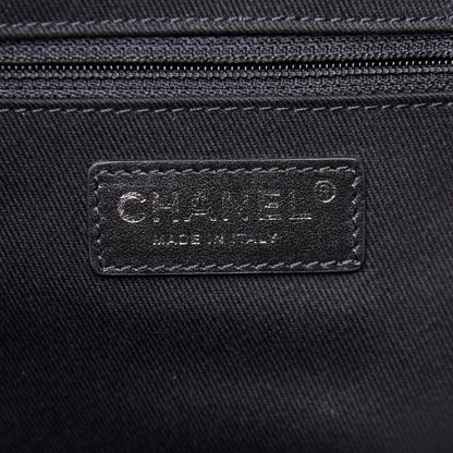 Chanel Calfskin Sequin Medium Deauville Tote Black 6 of 15