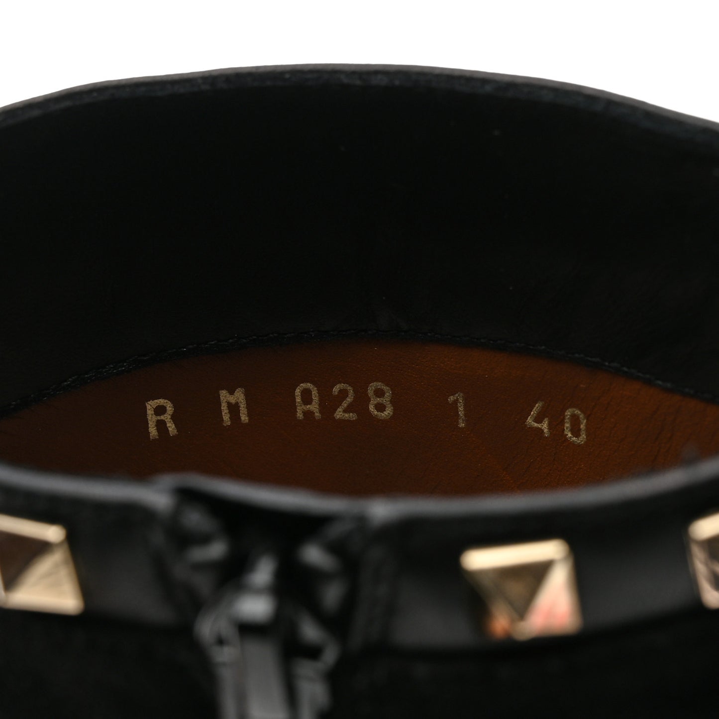 Suede Rockstud 100 Ankle Boots 40 Black