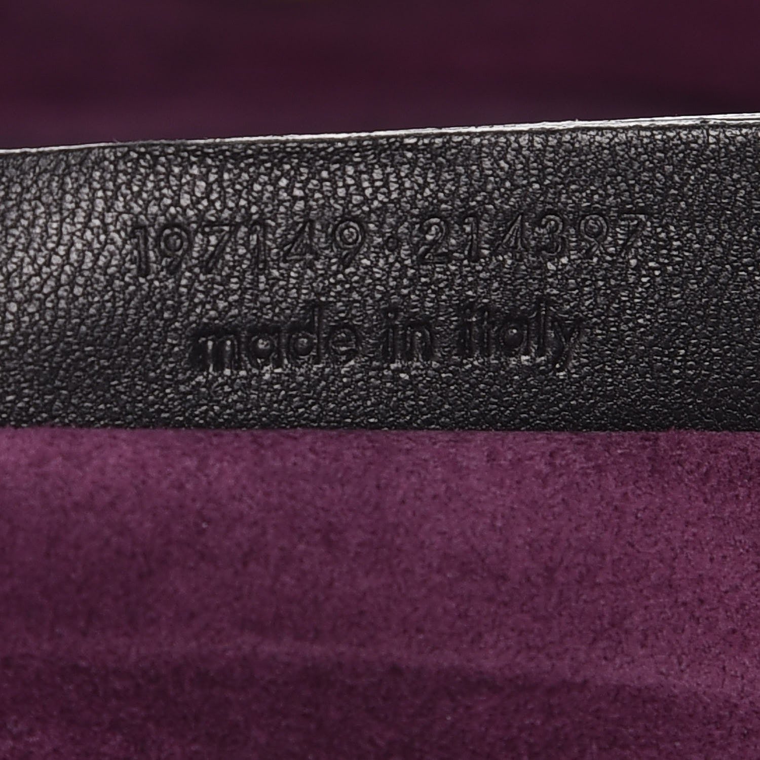 Saint Laurent Crocodile Embossed Nubuck Calfskin Medium Muse Two Purple 7 of 7