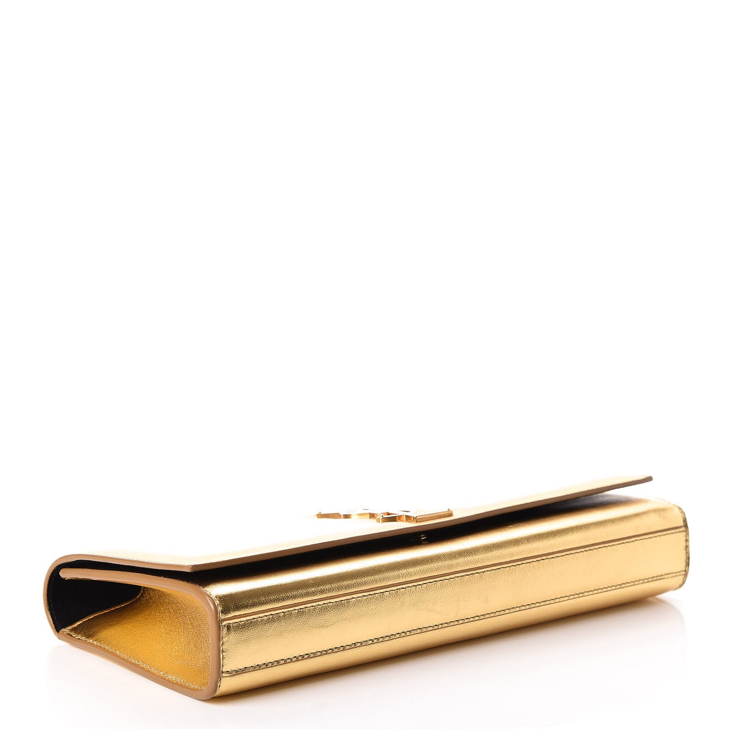 Metallic Calfskin Monogram Cassandre Clutch Ciad