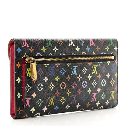Louis Vuitton Monogram Multicolor Eugenie Wallet Black Grenade 3 of 12